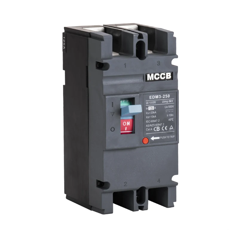 125A วงจรเบรกเกอร์ DC500V MCCB