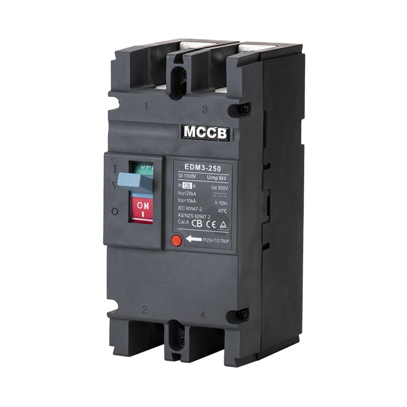 250A Circuit Breaker DC500V MCCB พร้อมกล่องหุ้มพีซี