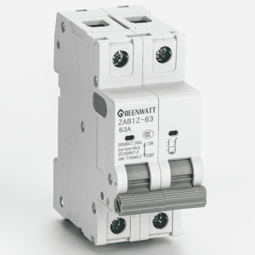 DC Miniature Circuit Breaker 20A 500V DC | การป้องกันเกินพิกัดและการลัดวงจร