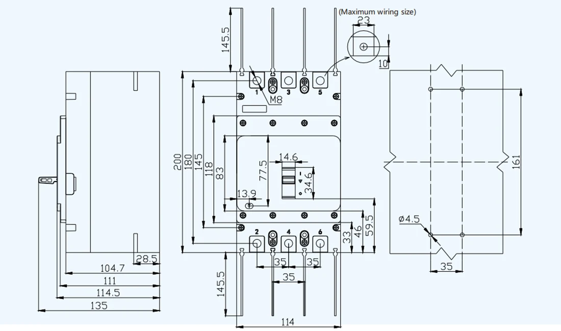 Solar PV DC1500V MCCB