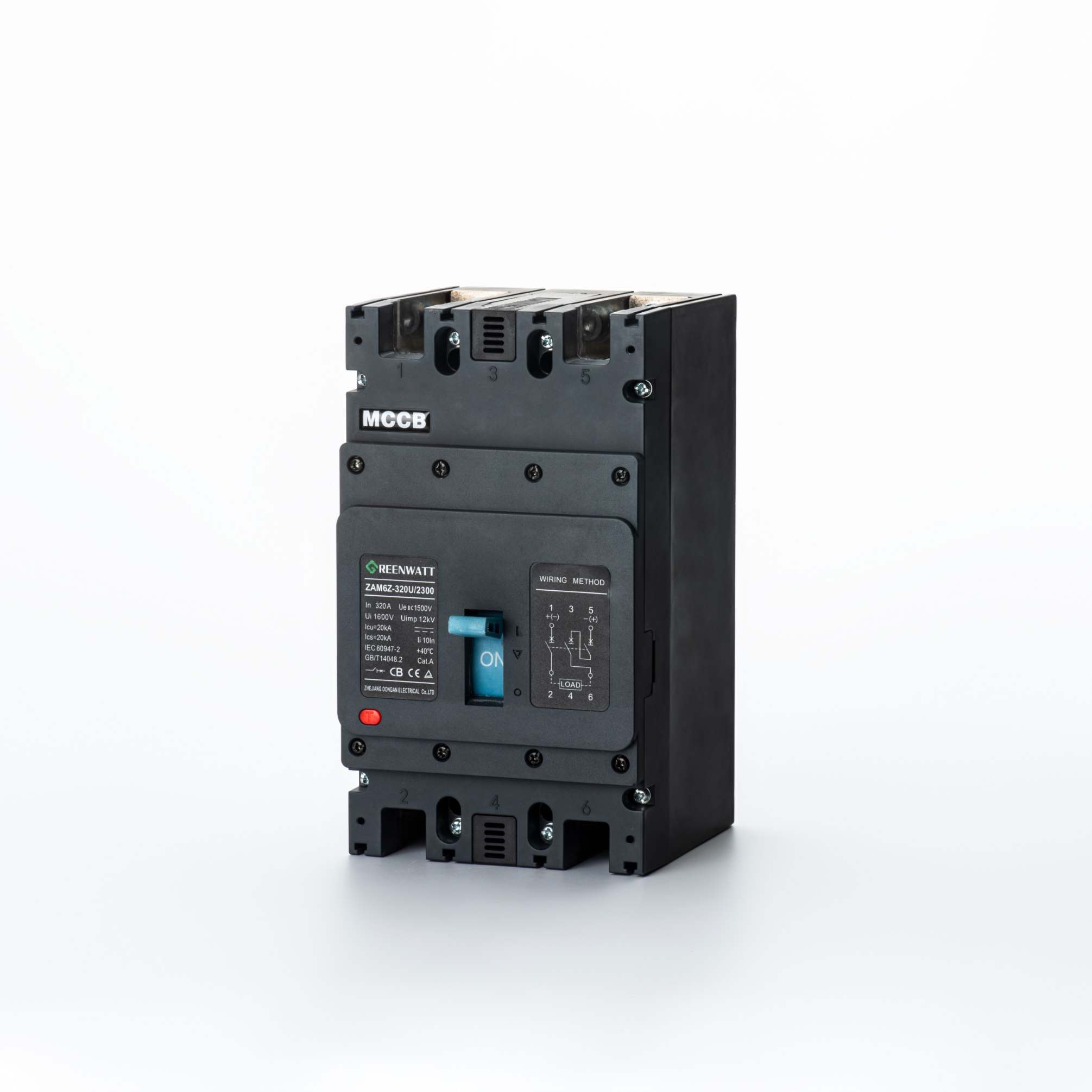 TSM2 ซีรี่ส์ MCCB | 1600a | 400V AC | การป้องกันแบบมากเกินไป/ลัดวงจร/UV | IEC60947-2