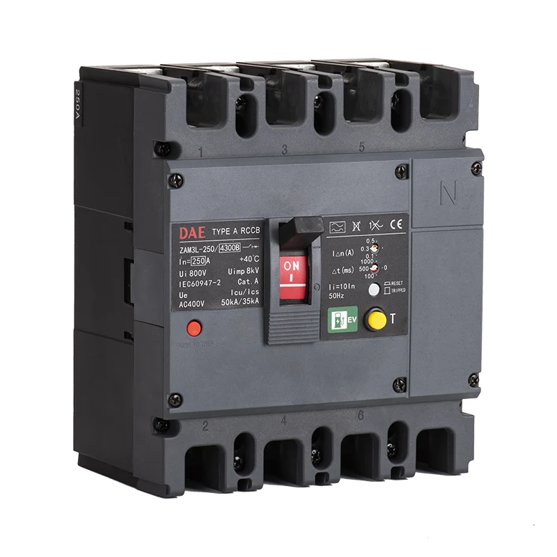 Type-A RCCB สำหรับเครื่องชาร์จ EV