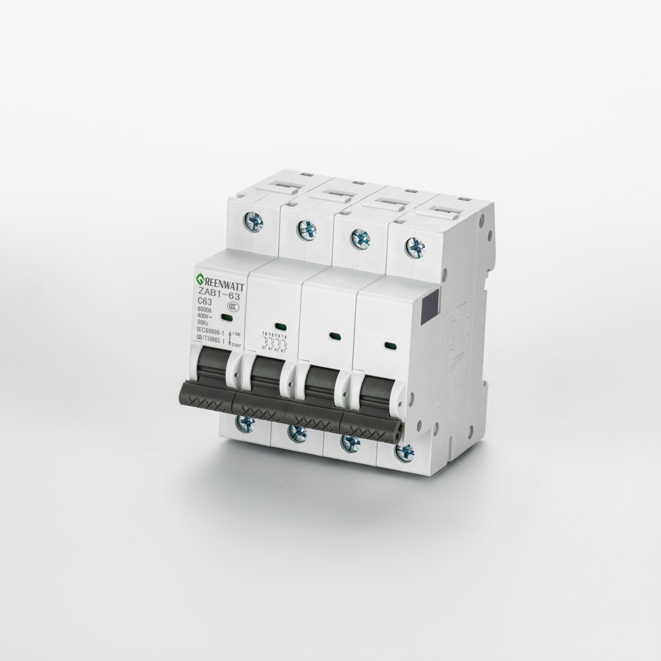 ZAB1-63 4P Circuit Circuit Breaker | กรีนวัตต์
